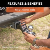 CURT Trailer Hitch Ball Mount